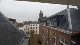 909591 Gezicht vanuit het Johanna Hudiggebouw van de Universiteit Utrecht (Achter St. Pieter 200, voormalig ...